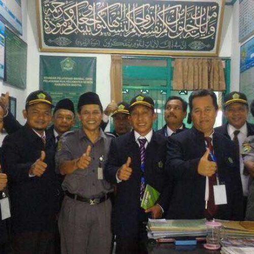 Kunjungan Peserta Diklatpim III di KUA Kecamatan Sewon tahun 2017